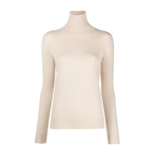 Lorena Antoniazzi Kashmir Turtleneck Tröja i Beige Beige, Dam