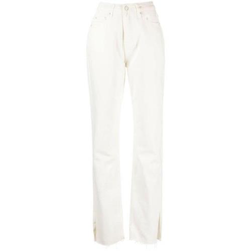 Ksubi Vit Straight Jeans White, Dam