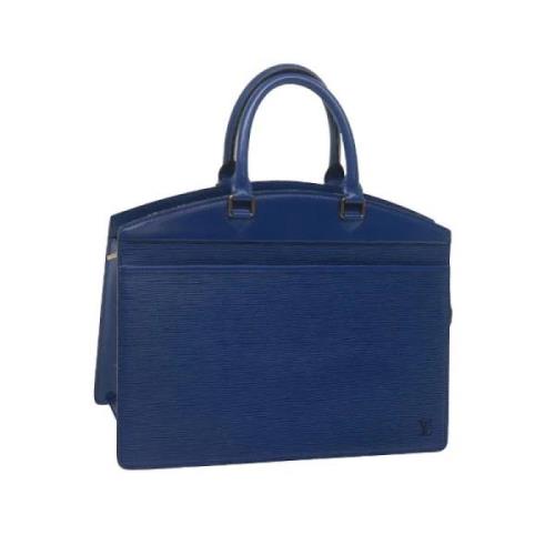 Louis Vuitton Vintage Pre-owned Laeder handvskor Blue, Dam