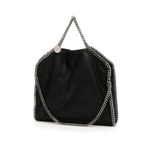 Stella McCartney Svart Crossbody Väska med Silverkedja Black, Dam