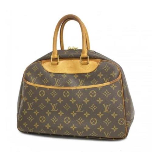 Louis Vuitton Vintage Pre-owned Tyg handvskor Brown, Dam