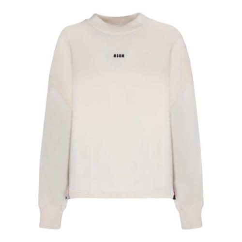 Msgm Vita Sweatshirts för Kvinnor Aw23 White, Dam