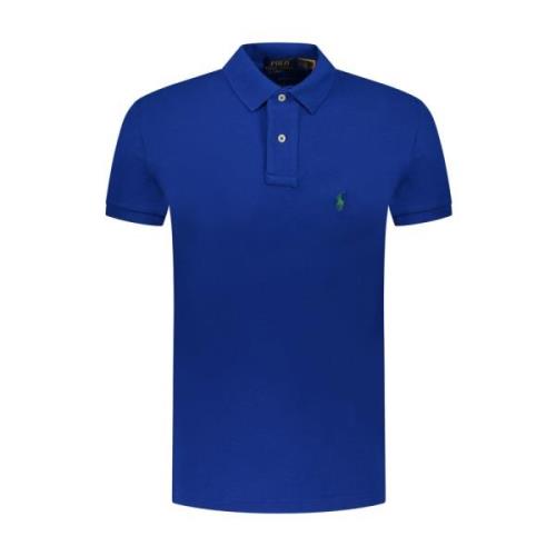 Polo Ralph Lauren Blå Polo Skjorta från Ss23 Kollektionen Blue, Herr