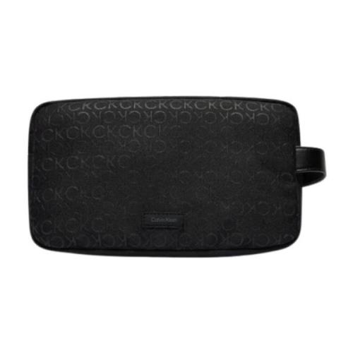 Calvin Klein Herr Remote Washbag Beauty Case Black, Herr