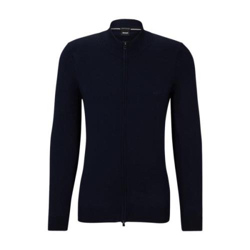 Hugo Boss Zip-throughs Blue, Herr