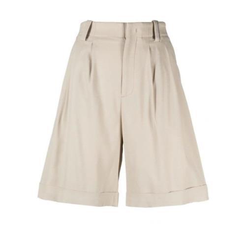 Lorena Antoniazzi Beige Casual Bermuda Shorts Beige, Dam