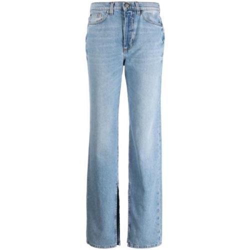 Twinset Blå Straight Jeans Blue, Dam