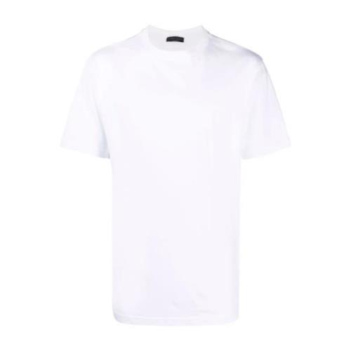 Giuseppe Zanotti Vit Bomull T-shirt Iru1011 White, Herr