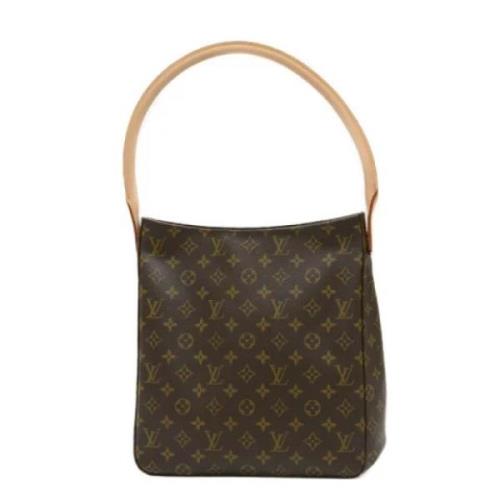 Louis Vuitton Vintage Pre-owned Tyg louis-vuitton-vskor Brown, Dam