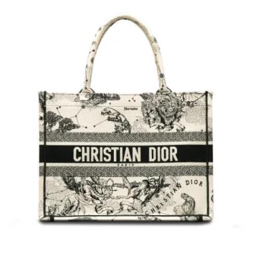 Dior Vintage Pre-owned Canvas dior-vskor White, Dam