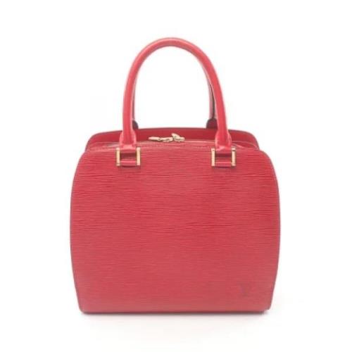 Louis Vuitton Vintage Pre-owned Laeder handvskor Red, Dam