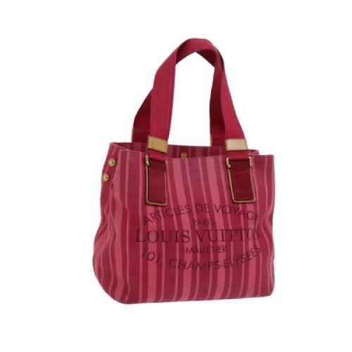 Louis Vuitton Vintage Pre-owned Bomull louis-vuitton-vskor Red, Dam