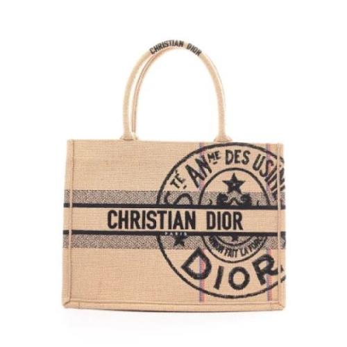 Dior Vintage Pre-owned Canvas dior-vskor Beige, Dam