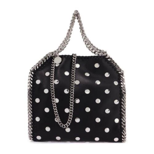 Stella McCartney Studded Mini Tote Väska Black, Dam