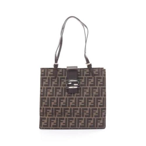 Fendi Vintage Pre-owned Laeder fendi-vskor Brown, Dam