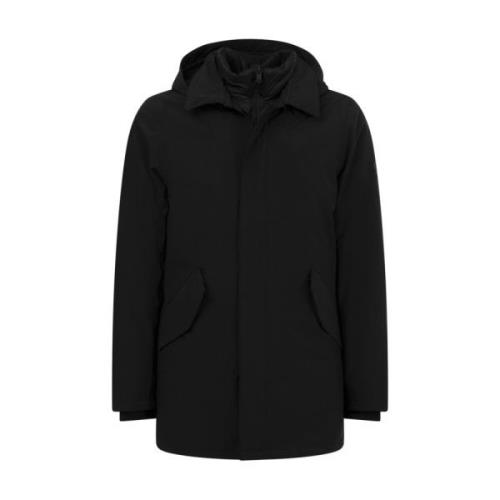 People of Shibuya Svart Hachiko Parka Black, Herr