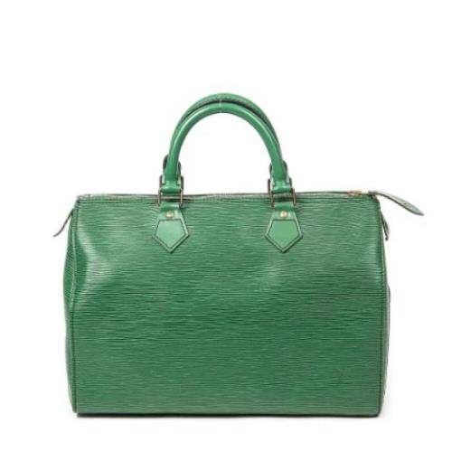 Louis Vuitton Vintage Pre-owned Laeder handvskor Green, Dam