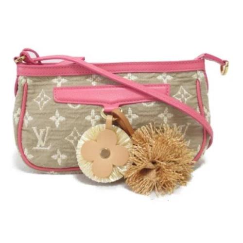 Louis Vuitton Vintage Pre-owned Canvas kuvertvskor Pink, Dam