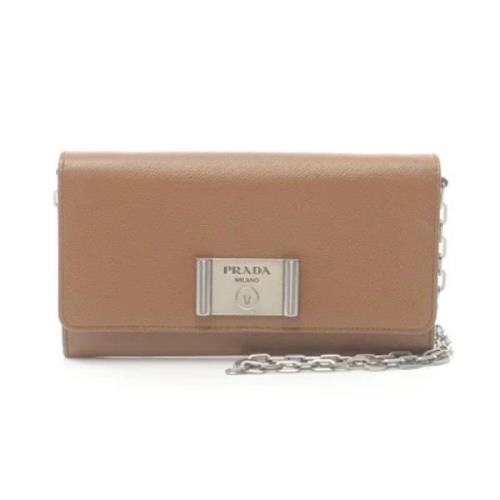 Prada Vintage Pre-owned Laeder prada-vskor Brown, Dam