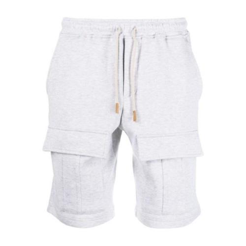 Eleventy Casual Bermuda Cargo Shorts i Grå Gray, Herr