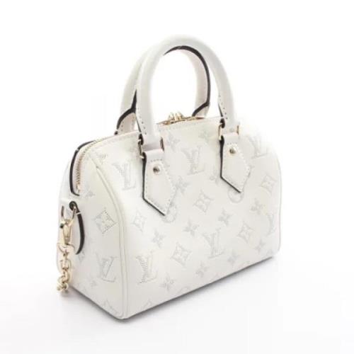 Louis Vuitton Vintage Pre-owned Tyg louis-vuitton-vskor White, Dam