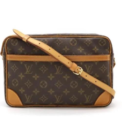 Louis Vuitton Vintage Pre-owned Tyg louis-vuitton-vskor Brown, Dam