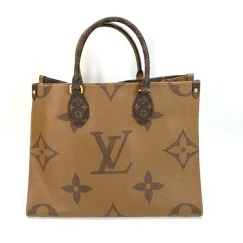 Louis Vuitton Vintage Pre-owned Tyg louis-vuitton-vskor Brown, Dam