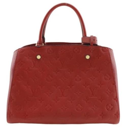 Louis Vuitton Vintage Pre-owned Tyg louis-vuitton-vskor Red, Dam