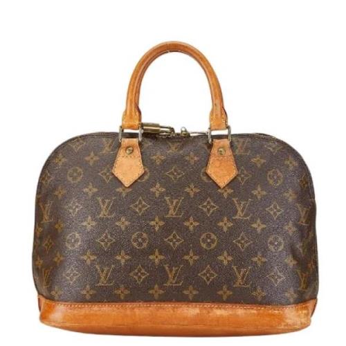 Louis Vuitton Vintage Pre-owned Canvas handvskor Brown, Dam