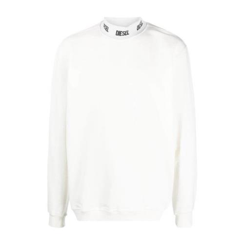 Diesel Casual Vit Bomullströja White, Herr