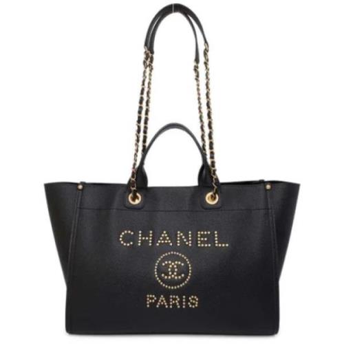 Chanel Vintage Pre-owned Laeder chanel-vskor Black, Dam