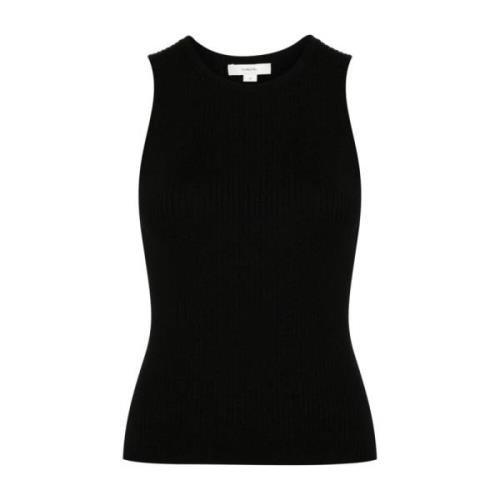 Vince Räfflad Ärmlös Tanktop Black, Dam