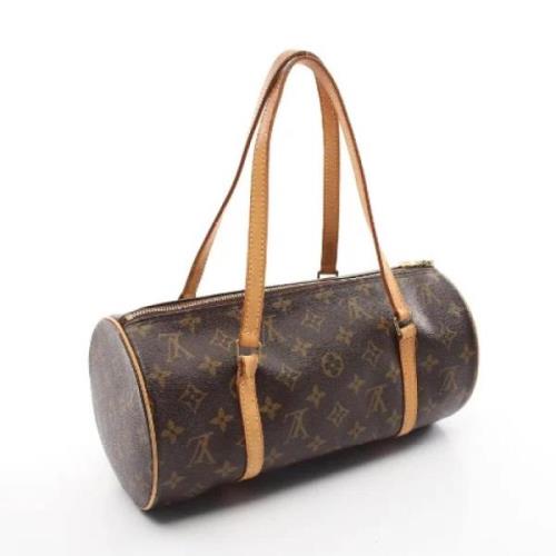 Louis Vuitton Vintage Pre-owned Canvas handvskor Brown, Dam