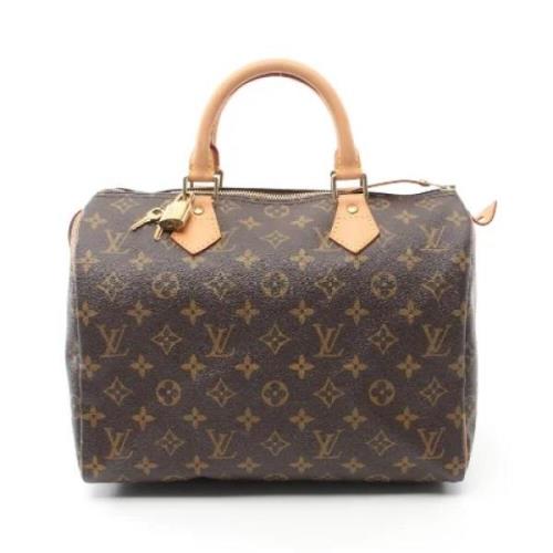 Louis Vuitton Vintage Pre-owned Canvas handvskor Brown, Dam