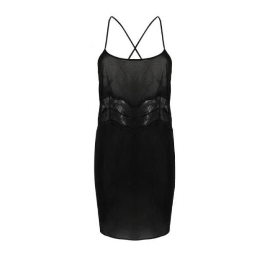 Calvin Klein Svart Body Chemise Black, Dam