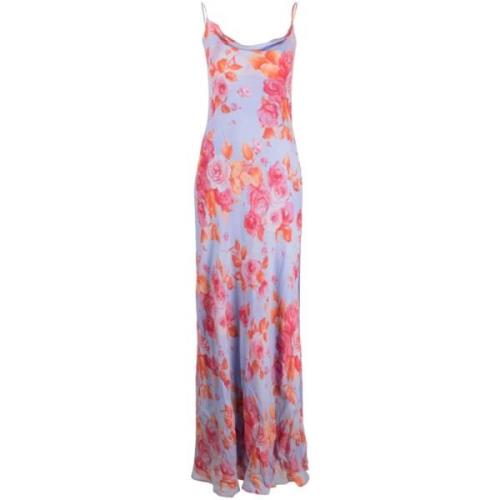 Andamane Elegant Maxi Slip Klänning Multifärgad Multicolor, Dam