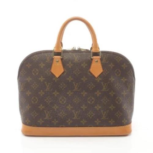 Louis Vuitton Vintage Pre-owned Canvas handvskor Brown, Dam