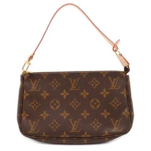 Louis Vuitton Vintage Pre-owned Tyg louis-vuitton-vskor Brown, Dam