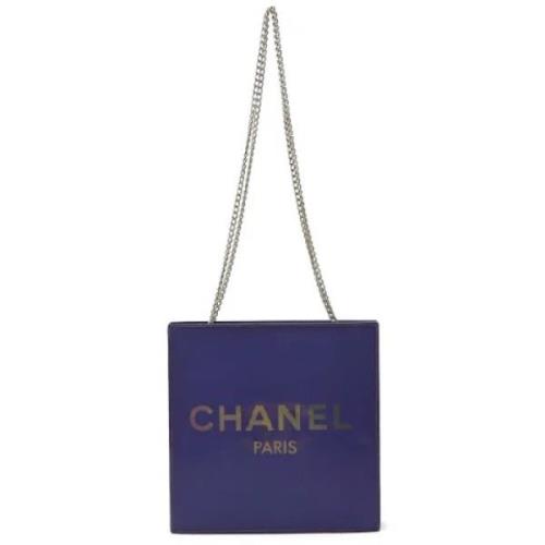 Chanel Vintage Pre-owned Plast crossbodyvskor Purple, Dam