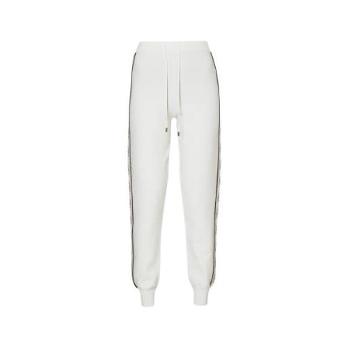 Liu Jo Stickade Joggingbyxor White, Dam