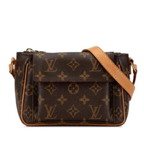 Louis Vuitton Vintage Pre-owned Canvas crossbodyvskor Brown, Dam