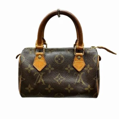 Louis Vuitton Vintage Pre-owned Canvas handvskor Brown, Dam