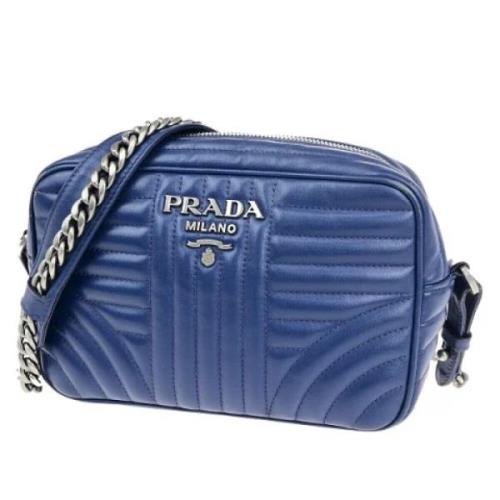 Prada Vintage Pre-owned Laeder prada-vskor Blue, Dam