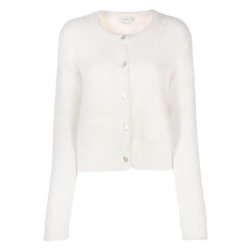 Vince Vit Eyelash Cardigan White, Dam