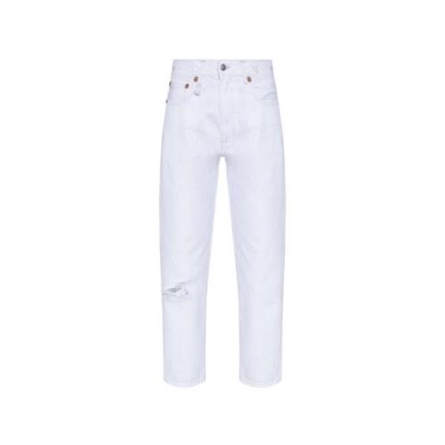 R13 Jeans med logotyp White, Dam