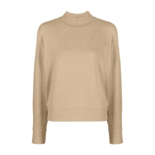 Vince Casual Beige Sweater med Drop Shoulder Beige, Dam