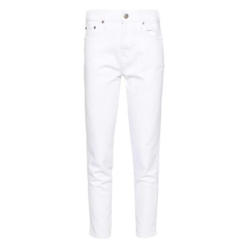 Ralph Lauren Hi rs sk ank ankle skinny White, Dam