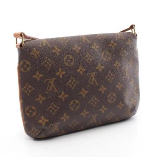 Louis Vuitton Vintage Pre-owned Canvas crossbodyvskor Brown, Dam