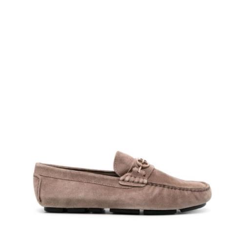 Baldinini Elegant Beige Loafers i Cow Leather Beige, Herr