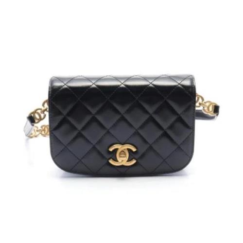 Chanel Vintage Pre-owned Laeder chanel-vskor Black, Dam